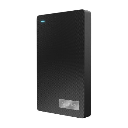 AISENS ASE-2541B contenitore di unità di archiviazione Custodia per Disco Rigido (HDD) Nero 2.5"