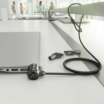 AISENS ASLK-D40K04-BK cavo di sicurezza Nero 1,5 m