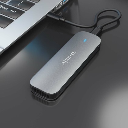 AISENS ASM2-006GRY contenitore di unit&agrave; di archiviazione Box esterno SSD Grigio M.2