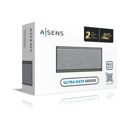 AISENS ASM2-007GRY contenitore di unità di archiviazione Box esterno SSD Grigio M.2