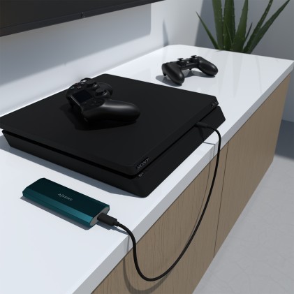 AISENS ASM2-019BLU contenitore di unità di archiviazione Box esterno SSD Blu M.2