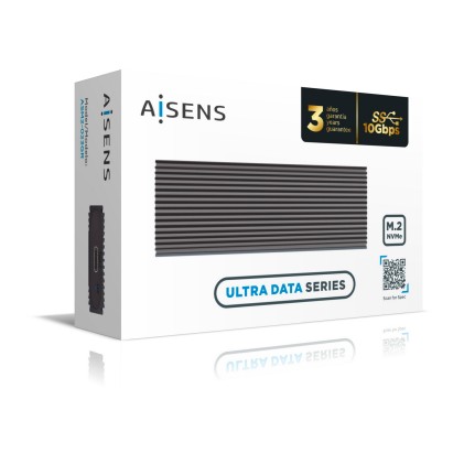 AISENS ASM2-023GR contenitore di unità di archiviazione Box esterno SSD Grigio M.2