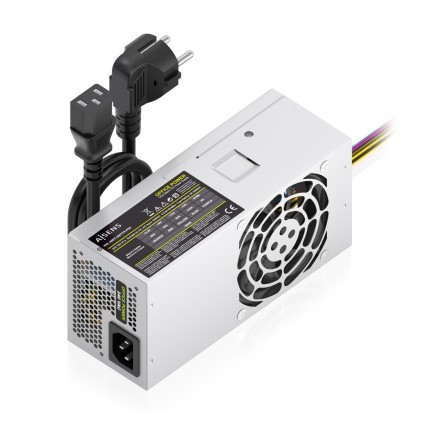 AISENS ASPC-500TFX-PSE alimentatore per computer 500 W 20+4 pin ATX TFX Argento
