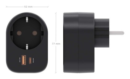 AISENS ASPS-1A1C07-BK Caricabatterie per dispositivi mobili Universale Nero AC Ricarica rapida Interno