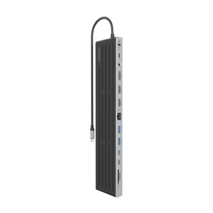 AISENS ASUC-13P042-GR replicatore di porte e docking station per laptop Cablato USB 3.2 Gen 1 (3.1 Gen 1) Type-C Grigio
