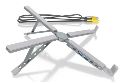 AISENS ASUC-4P021-GR replicatore di porte e docking station per laptop Cablato USB 3.2 Gen 1 (3.1 Gen 1) Type-C Grigio