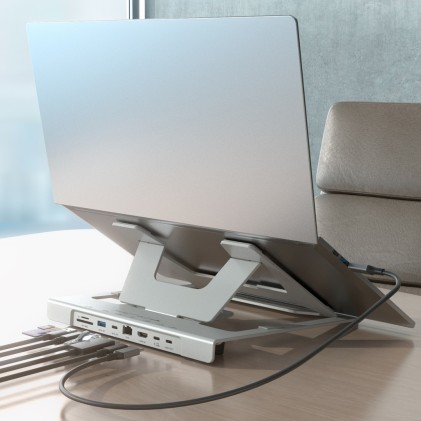AISENS ASUC-7P045-GR supporto per laptop Supporto per laptop e tablet Grigio 40,6 cm (16")