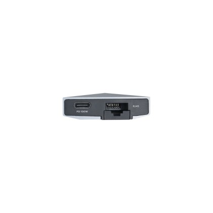 AISENS ASUC-8P004-GR replicatore di porte e docking station per notebook Cablato USB 3.2 Gen 1 (3.1 Gen 1) Type-C Grigio