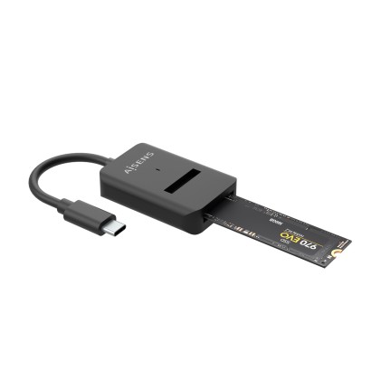 AISENS ASUC-M2D011-BK contenitore di unità di archiviazione Box esterno SSD Nero M.2