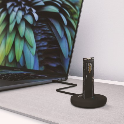 AISENS ASUC-M2D013-BK contenitore di unit&agrave; di archiviazione Box esterno SSD Nero M.2