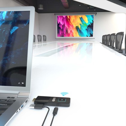 AISENS ASWL-H2K30M001-BK moltiplicatore AV Trasmettitore e ricevitore AV Nero