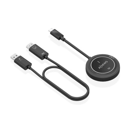 AISENS ASWL-H2KC30M003-BK moltiplicatore AV Trasmettitore e ricevitore AV Nero