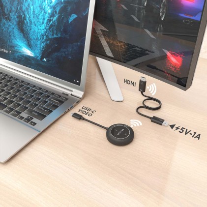 AISENS ASWL-H2KC30M003-BK moltiplicatore AV Trasmettitore e ricevitore AV Nero