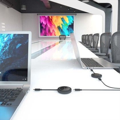 AISENS ASWL-H2KC30M004-BK moltiplicatore AV Trasmettitore e ricevitore AV Nero