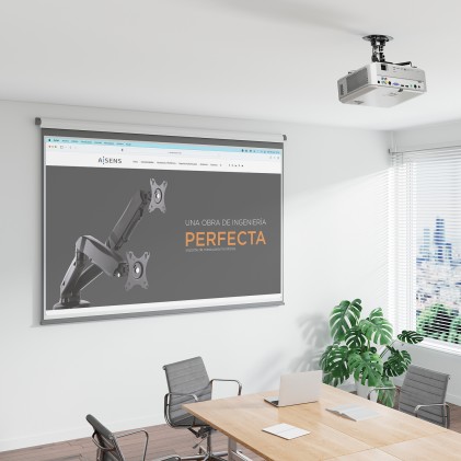 AISENS CP03TSR-127 supporto per proiettore Soffitto Nero