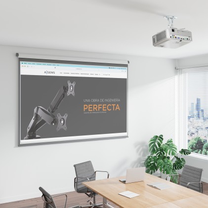 AISENS CP03TSR-129 supporto per proiettore Soffitto Bianco