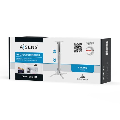 AISENS CP04TSRE-133 supporto per proiettore Soffitto Bianco