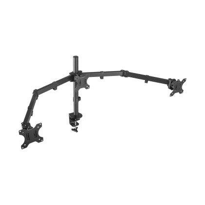 AISENS DT27TSR-061 supporto da tavolo per Tv a schermo piatto 68,6 cm (27") Morsa/Bullone di ancoraggio Nero