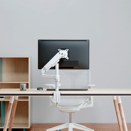 AISENS DT32TSR-437 Supporti a parete per TV 81,3 cm (32") Scrivania Bianco