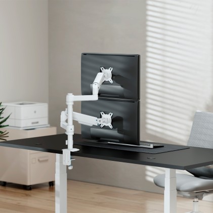AISENS DT32TSR-441 Supporti a parete per TV 81,3 cm (32") Scrivania Bianco