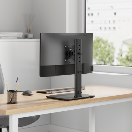 AISENS DT34TSR-457 Supporti a parete per TV 86,4 cm (34") Scrivania Nero