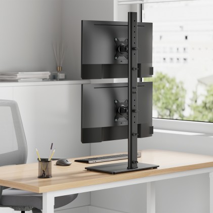 AISENS DT34TSR-459 Supporti a parete per TV 86,4 cm (34") Scrivania Nero