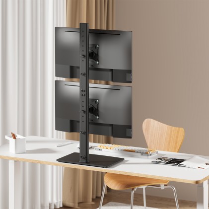AISENS DT34TSR-459 Supporti a parete per TV 86,4 cm (34") Scrivania Nero