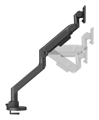 AISENS DT57TSR-307 Supporti a parete per TV 144,8 cm (57") Scrivania Nero