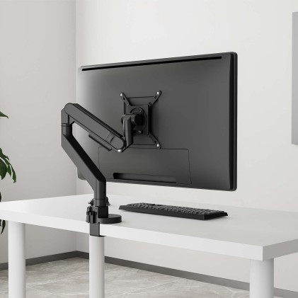 AISENS DT57TSR-307 Supporti a parete per TV 144,8 cm (57") Scrivania Nero
