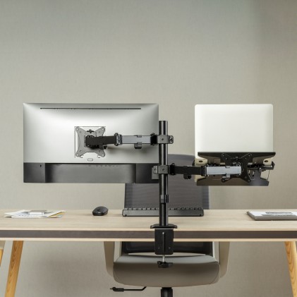 AISENS DTL32TSR-193 supporto da tavolo per Tv a schermo piatto 81,3 cm (32") Nero Scrivania