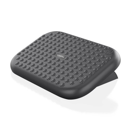 AISENS FRT01-265 poggiapiede da scrivania Nero