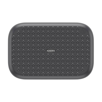 AISENS FRT01-265 poggiapiede da scrivania Nero