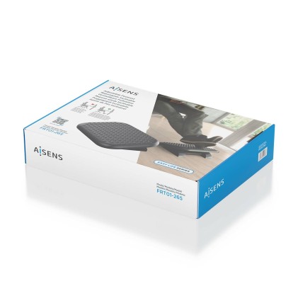 AISENS FRT01-265 poggiapiede da scrivania Nero