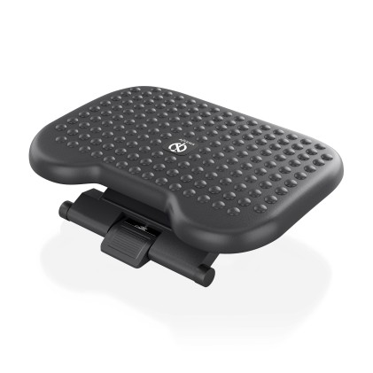 AISENS FRT02-267 poggiapiede da scrivania Nero