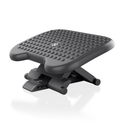 AISENS FRT02-267 poggiapiede da scrivania Nero