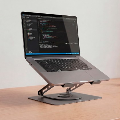 AISENS LP5SXL-487 supporto per laptop Supporto per laptop e tablet Grigio 43,2 cm (17")