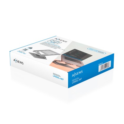 AISENS LP5SXL-487 supporto per laptop Supporto per laptop e tablet Grigio 43,2 cm (17")