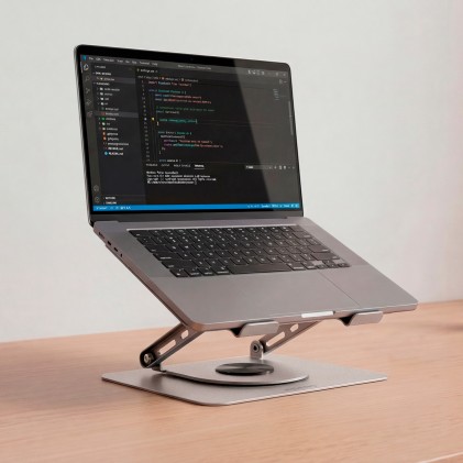 AISENS LP5SXL-489 supporto per laptop Supporto per laptop e tablet Argento 43,2 cm (17")