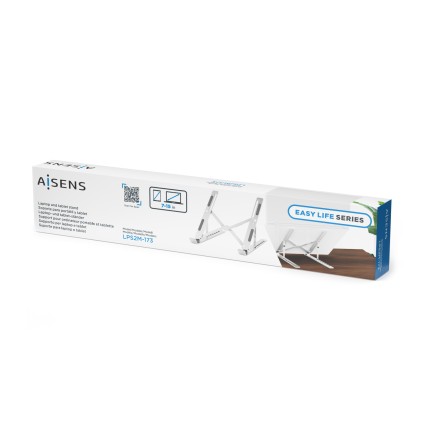 AISENS LPS2M-173 supporto per laptop Supporto per laptop e tablet Argento 38,1 cm (15")