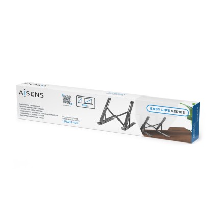 AISENS LPS2M-175 supporto per laptop Supporto per laptop e tablet Grigio 38,1 cm (15")