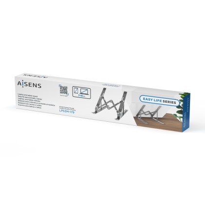 AISENS LPS3M-179 supporto per laptop Supporto per laptop e tablet Grigio 38,1 cm (15")