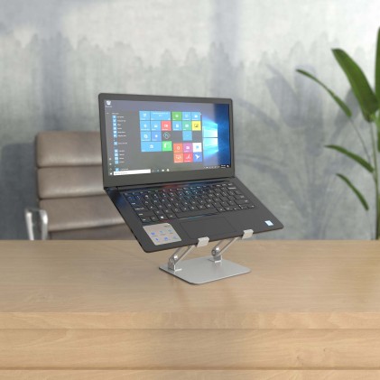 AISENS LPS4L-339 supporto per laptop Supporto per laptop e tablet Argento 33 cm (13")