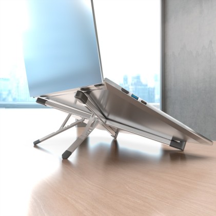 AISENS LPS4M-461 supporto per laptop Supporto per laptop e tablet Argento 38,1 cm (15")