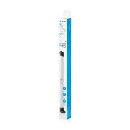 AISENS LPS4M-461 supporto per laptop Supporto per laptop e tablet Argento 38,1 cm (15")