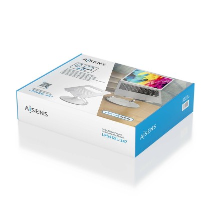 AISENS LPS4SXL-247 supporto per laptop Supporto per laptop e tablet Alluminio 43,2 cm (17")