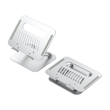 AISENS LPS4XL-181 supporto per laptop Supporto per laptop e tablet Argento 43,2 cm (17")