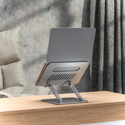 AISENS LPS4XL-181 supporto per laptop Supporto per laptop e tablet Argento 43,2 cm (17")