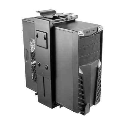 AISENS MPC04-203 supporto per CPU Under desk / Wall-mounted CPU holder Nero