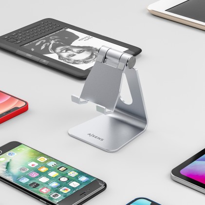 AISENS MS1PM-081 supporto per personal communication Supporto passivo Telefono cellulare/smartphone, Tablet/UMPC Argento