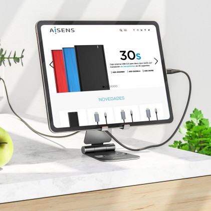 AISENS MS2PXL-094 supporto per personal communication Supporto passivo Tablet/UMPC Grigio